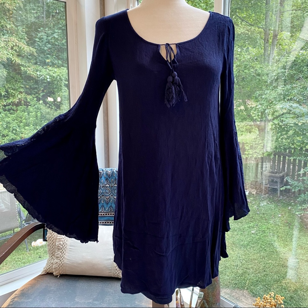 Love Fire Boho Bell Sleeve Tunic or Dress